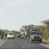 Kenya Defence Forces (KDF) soldiers in a convoy at Marigat in Baringo County on February 17, 2023.