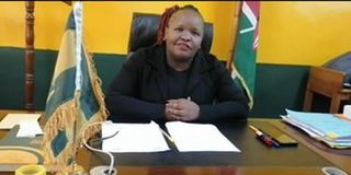 Tabitha Mbugua small claims court adjudicator in charge of North Rift 