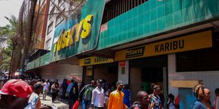 Tuskys Supermarket Tom Mboya Street in Nairobi County