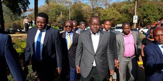 Former Interior CS Fred Matiang'i