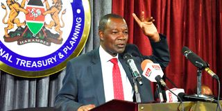 Treasury Cabinet Secretary Njuguna Ndung'u