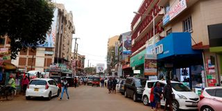 A view of Thika town in Kiambu County