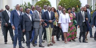 President William Ruto Evans Kidero state house meeting