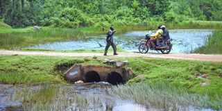 Arror Kimwarer dams: a bridge at River Talal in Keiyo-South, Elgeyo-Marakwet where Kimwarer Dam was supposed to be constructed