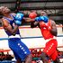Lawrence Okuta (right) of Nairobi fights with Fredrick Okongo of MAB 