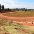 An aerial view of the stalled Kamariny Stadium in Iten, Elgeyo Marakwet County 