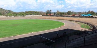 The Homa Bay County Stadium currently under construction