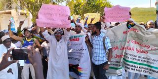 anti-LGBTQ protest lamu