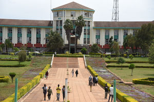 A view of Moi University administration and Senate Building in Kesses, Uasin Gishu County on October 26, 2022