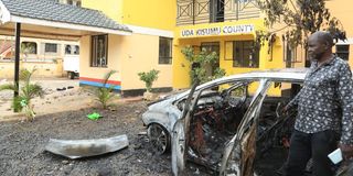 UDA offices in Milimani, Kisumu cars torched
