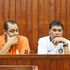Akasha brothers Baktash Abdalla (left) and Vijaygiri Goswami at the Mombasa Law Courts