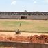 A football pitch at Masinde Muliro Kanduyi Stadium