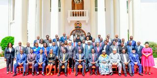 President Ruto with CASs at State House