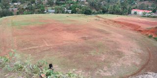 A vantage view of Kabarnet Stadium