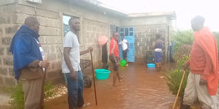 Flooding in Ilbisil, Kajiado Central Sub-county.