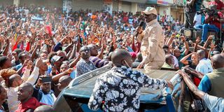 Opposition leader Raila Odinga 