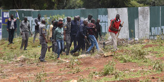 Mzee Jackson Kibor claims a private developer has grabbed land their father donated to Eldoret Municipality for public utility