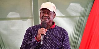 Azimio la Umoja Leader Raila Odinga