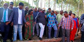 Azimio leaders at Northlands City