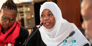 Kwale Governor Fatuma Achani