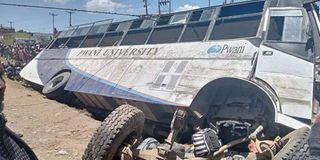 pwani university bus accident