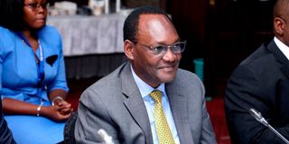 Treasury Principal Secretary Chris Kiptoo