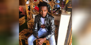 The late Jeff Mwathi who mysteriously died on February 23 at DJ Fatxo's Nairobi apartment.