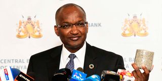 Central Bank of Kenya Governor Patrick Njoroge 