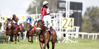 Jockey Charles Kimani