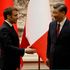 Xi Jinping, Emmanuel Macron