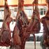Meat on display inside butchery in Nairobi