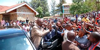 President Ruto in Eldoret