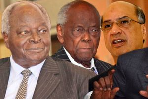 Mwai Kibaki, Charles Njonjo, Naushad Merali