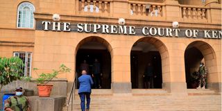 The Supreme Court building in Nairobi