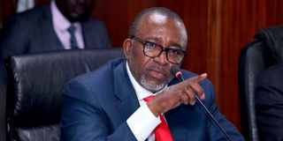 Agriculture Cabinet Secretary Mithika Linturi 