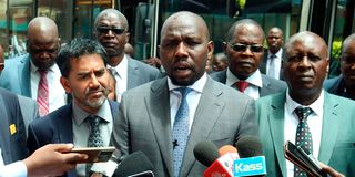 Roads and Transport CS Kipchumba Murkomen