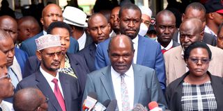 Former Independent Electoral and Boundaries Commission (IEBC) Chairman Wafula Chebukati