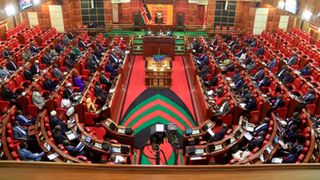 A joint sitting of the National Assembly and Senate.