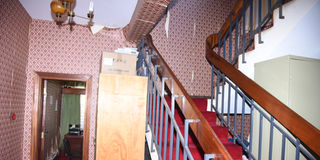 A picture showing the inside of the Presidential Suit within the abandoned Kabarnet Hotel in Kabarnet Town