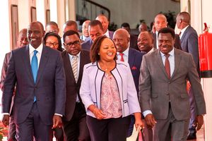 President William Ruto and members of the Council of Governors