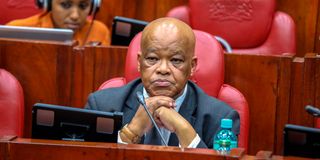 Eagle Africa Capital Partners executive director John Ngumi before the joint sitting of the National Assembly committees