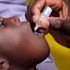 health officer administers polio vaccines 