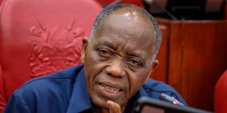Former Head of Public Service Dr Joseph Kinyua