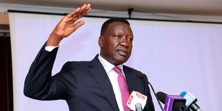 Energy and Petroleum Cabinet Secretary Davis Chirchir