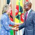 President William Ruto with Canadian Foreign Minister Ms Melanie Joly at State House, Nairobi