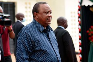 Retired President Uhuru Kenyatta.