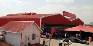 A Nairobi Bottlers Limited manufacturing plant along Kagundo Road