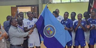 KPA volleyball team flagged off