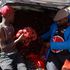 Traders sort out onions from a car parked by the roadside in Elburgon, Nakuru County