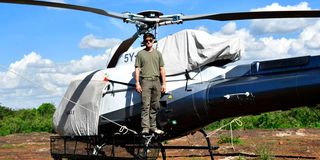 Helicopter Pilot Taru Carr-Hartley 